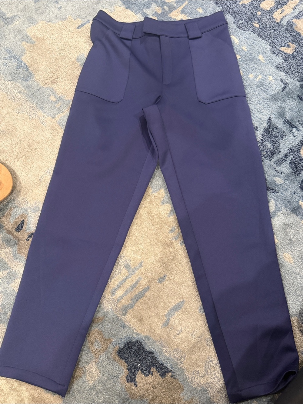 G by Giuliana Navy High-Rise Tailored Trousers